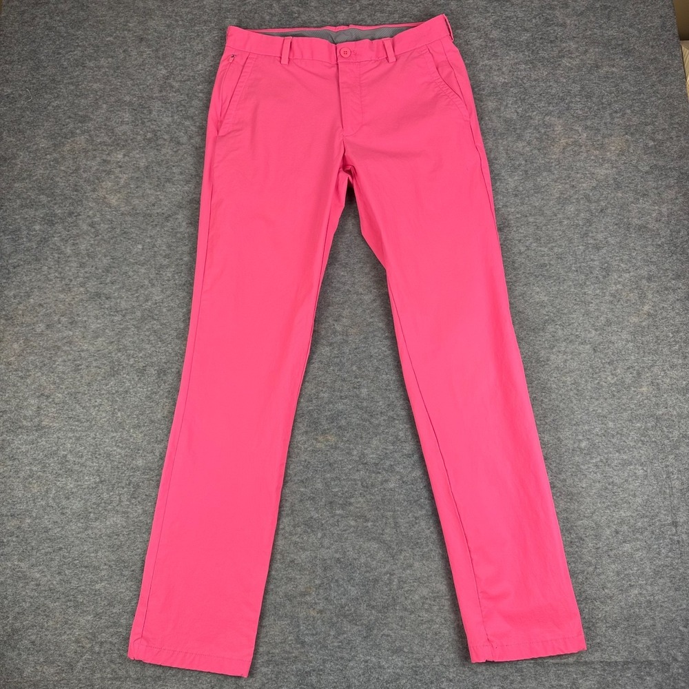 Vineyard Vines On The Go Pants Performance OTG Pink Mens 30x32